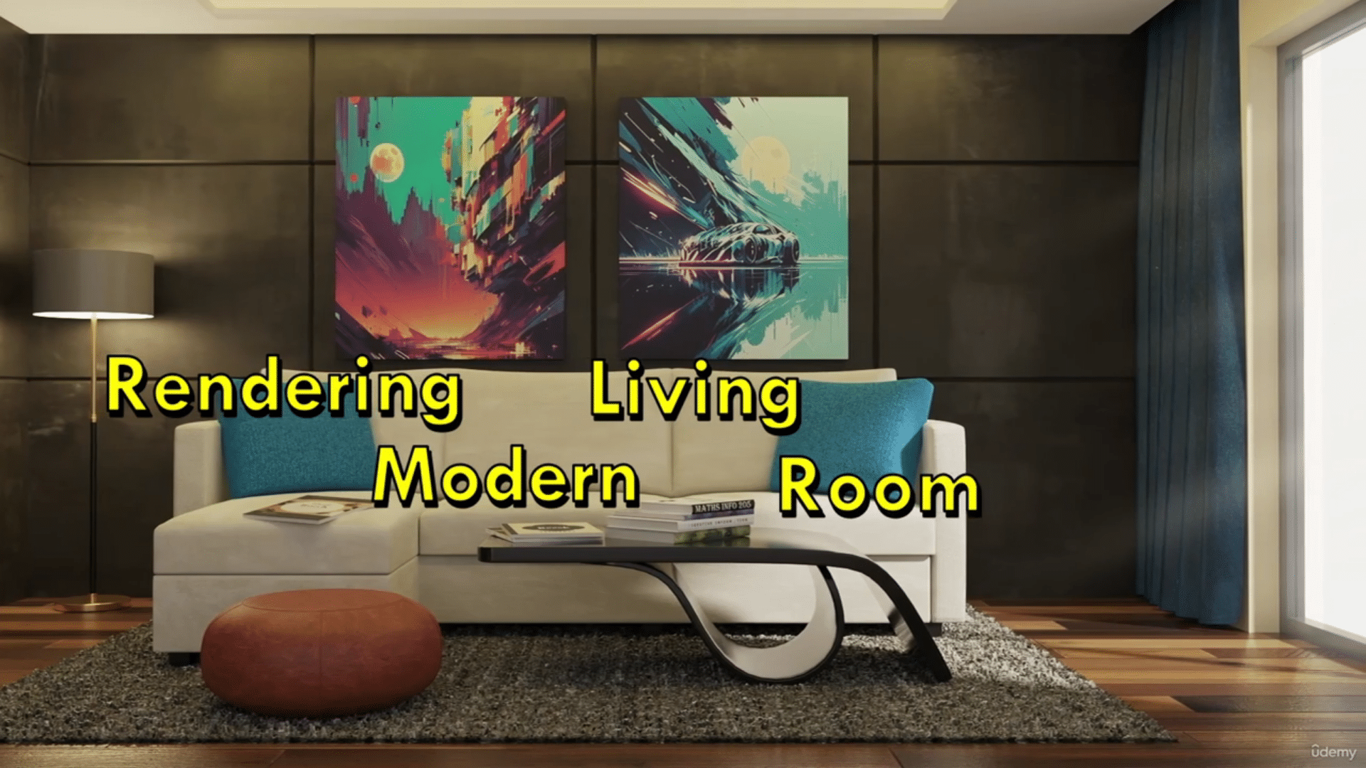 Rendering Modern Living Room in Blender